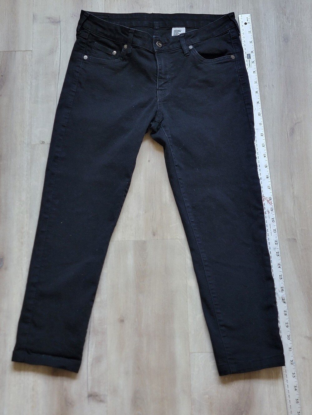 H&M Black Super Skinny Low Waist Jeans